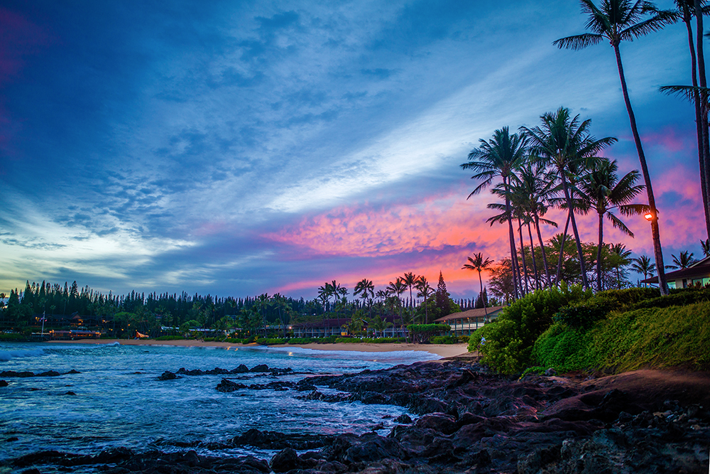 Napili Bay Sunrise on Maui.
