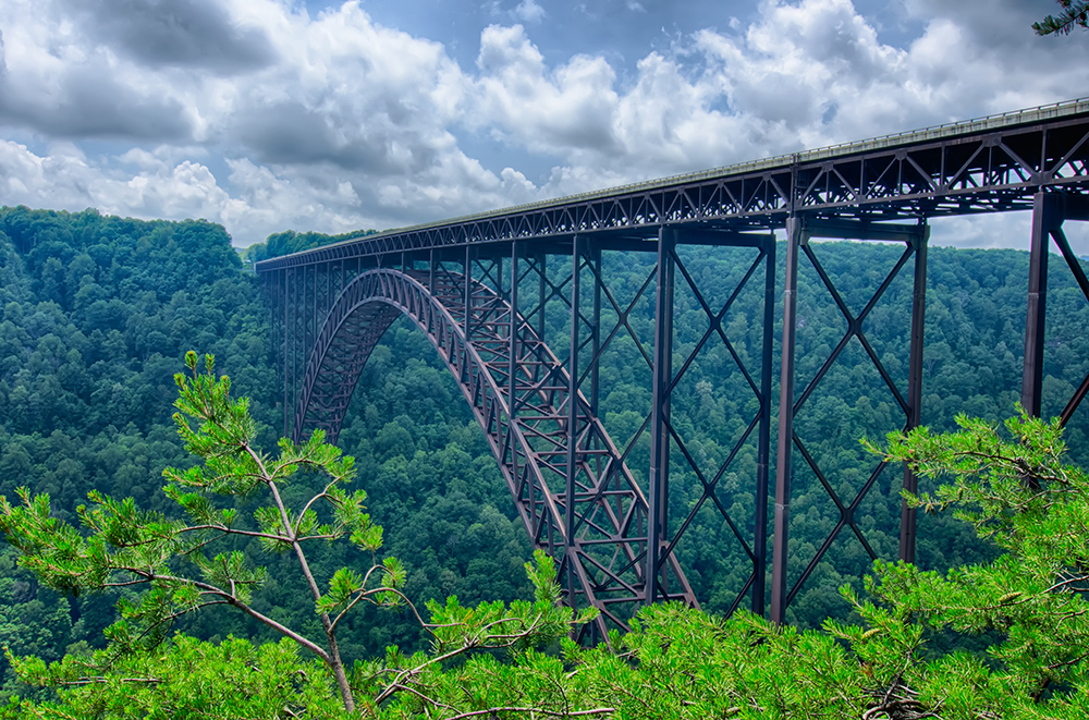 New River Gorge Bridge in West Virginia.