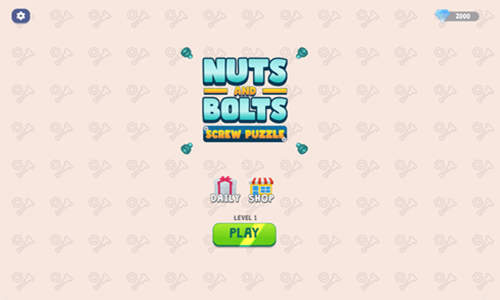 Nuts And Bolts Screw Puzzle Game.
