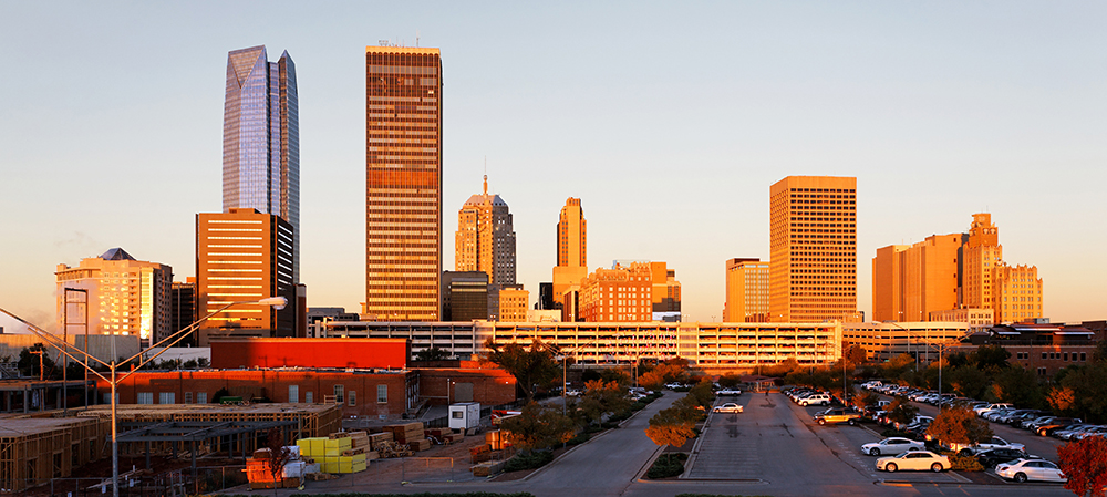 Oklahoma City Skyline.