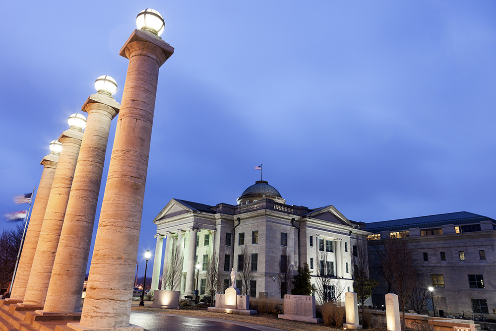 Old Boone County Courthouse in Columbia, MO.