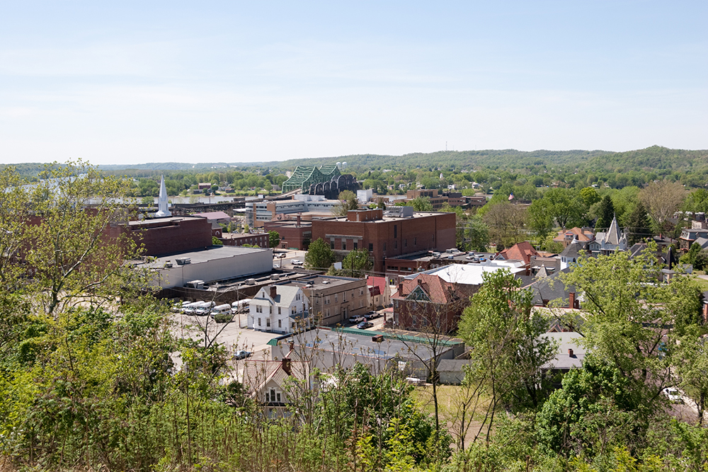 Downtown Parkersburg, West Virginia.