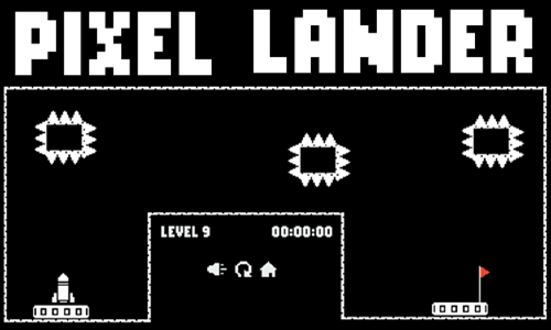 Pixel Lander Game.