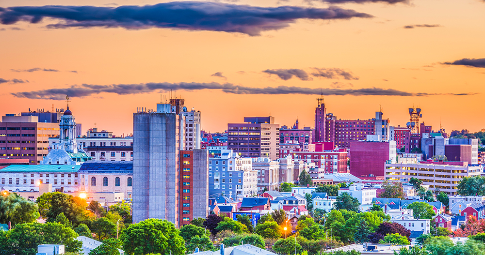 Portland, Maine Skyline.