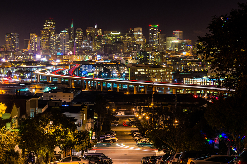 Portrero Hill in San Francisco.