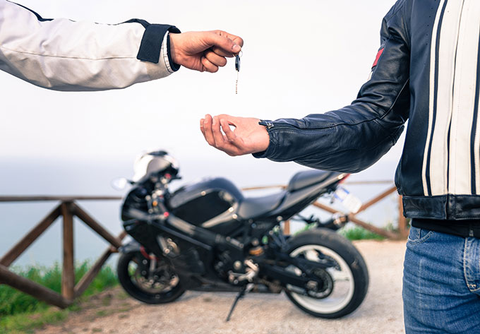 purchasing a motorcycle