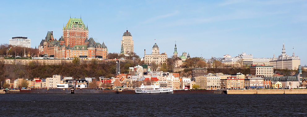 Quebec City Harbor.