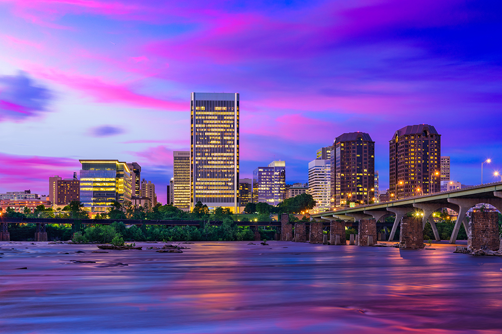 Richmond, Virginia Skyline.