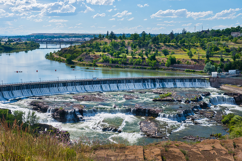 Ryan Dam on the Missouri River.