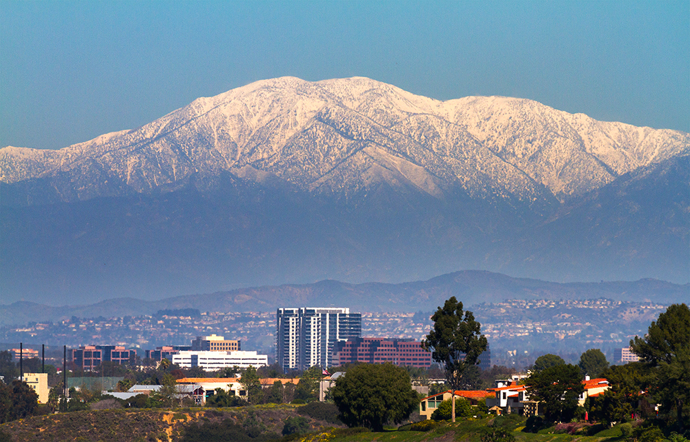 San Bernardino Skyline with Mt. Baldy.