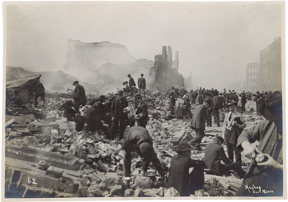 Damage from the 1906 San Fransicso Earthquake.