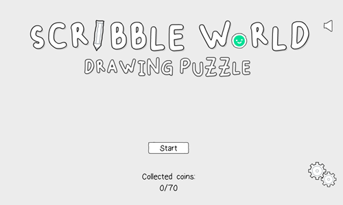Scribble World Drawing Puzzle Game.