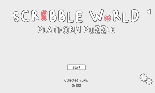 Scribble World Platform Puzzle Game.
