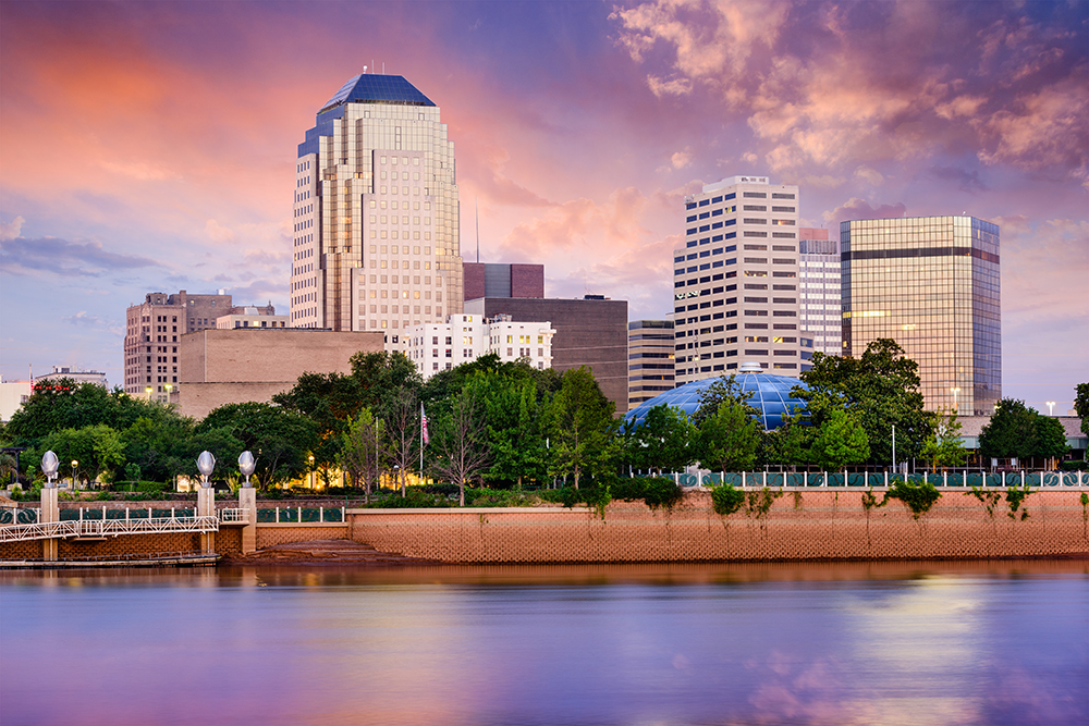 Shreveport Skyline.