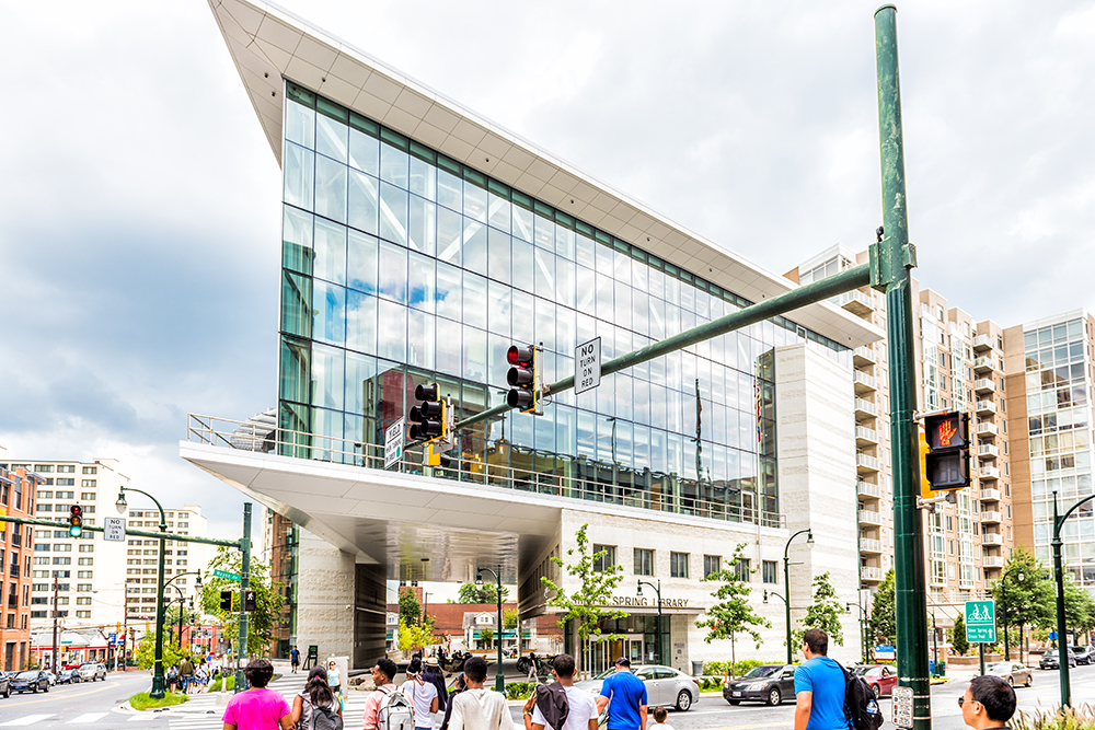 Library in Silver Spring, MD.