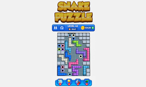 Snake Puzzle Game.