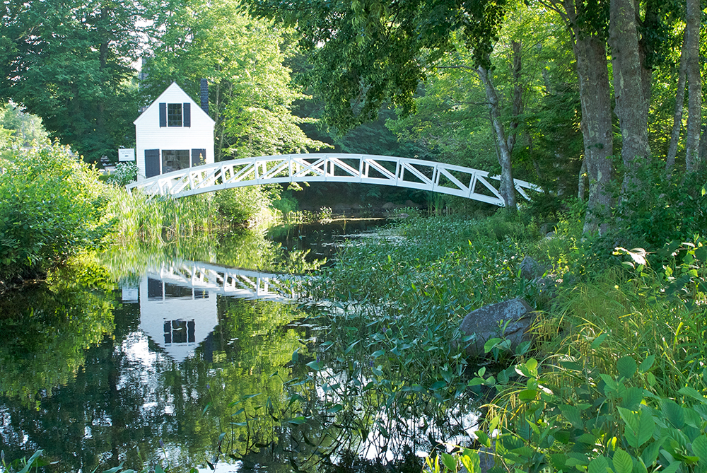 Wooden Bridge in Somesville.