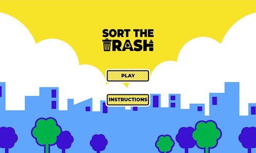 Sort The Trash Game.