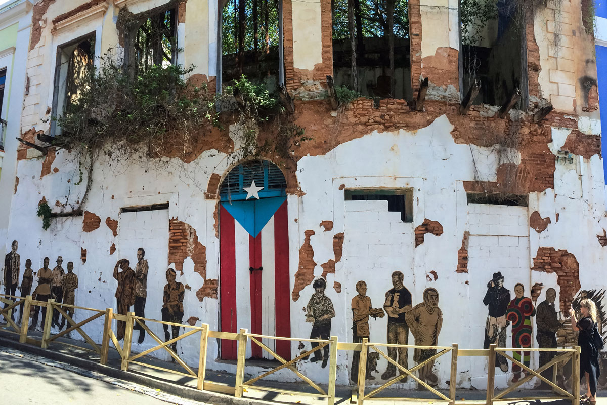 Street mural in Puerto Rico.