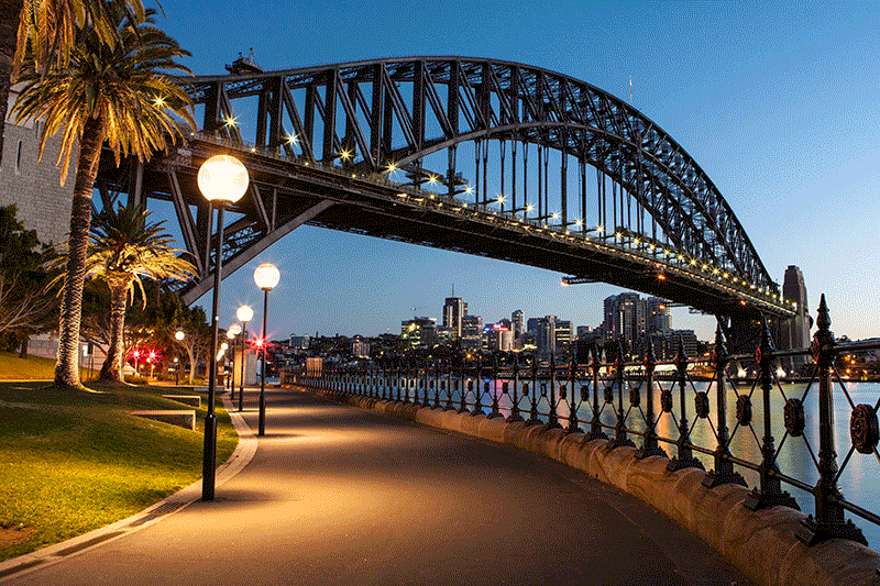 Sydney Harour Bridge.