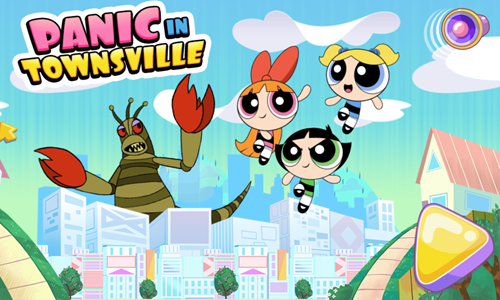 Powerpuff Girls Panic in Townsville Game.