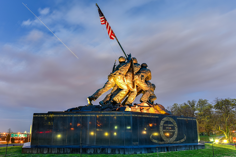 United States Marine Corps War Memorial.