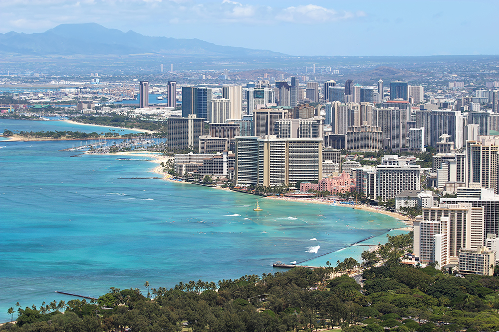 Waikiki Beach, Honolulu.