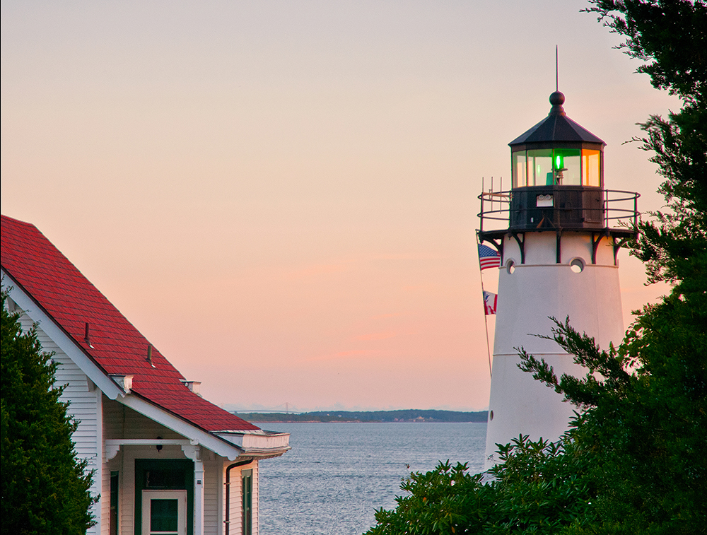 Warwick Harbor Lighthouse.