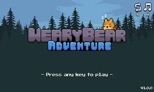 Weary Bear Adventure Game.