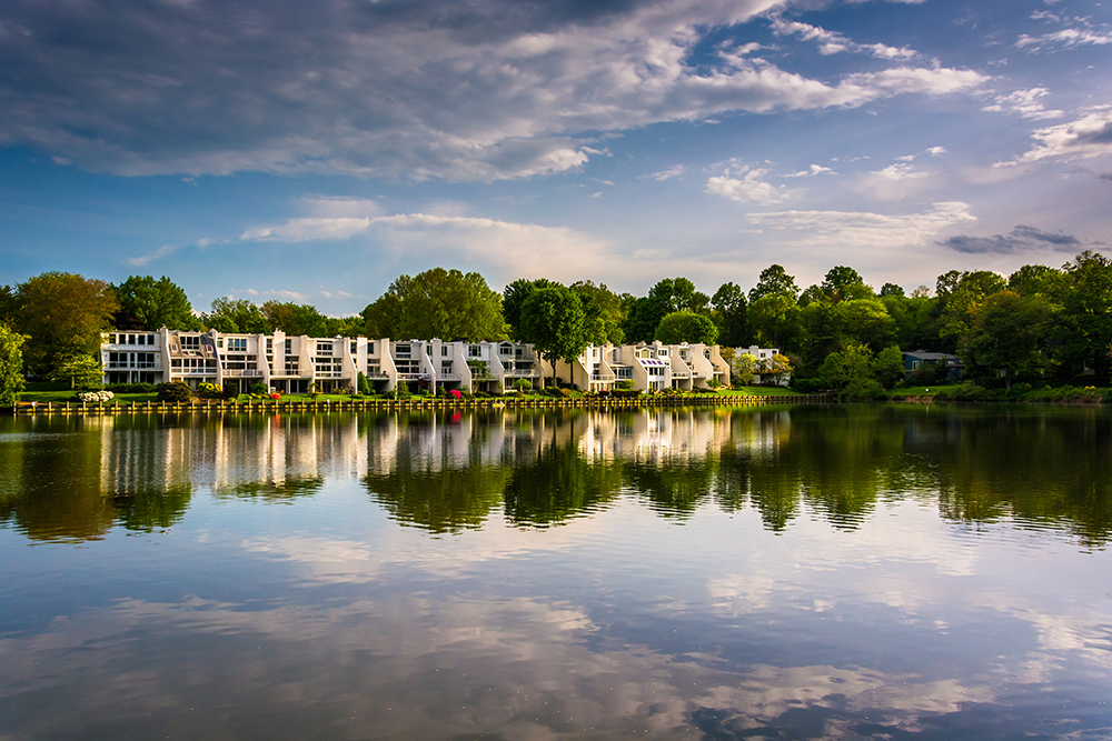 Wilde Lake Reflection in Columbia, MD.